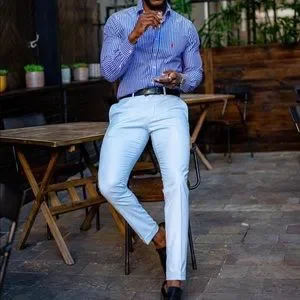 Pantalon Chino J.Crew Homme – Slim, Bleu, Coton, Taille 32x32 – Très Bon état